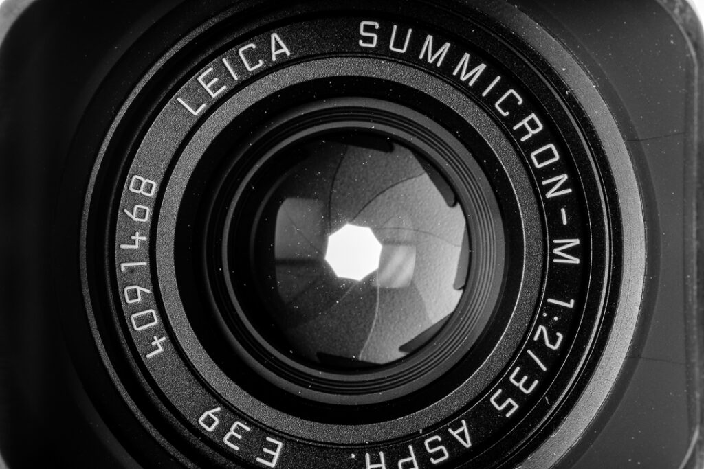 Leica Summicron Lens stopped down to ƒ/4.